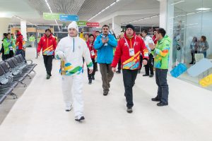 В Алматы прибыл огонь Универсиады-2017